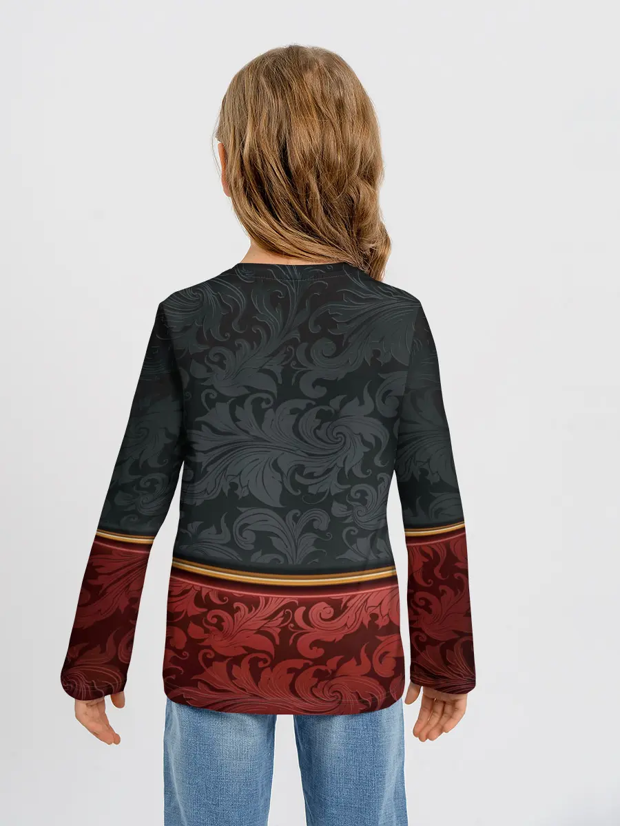 Детский лонгслив / Дорогой узор