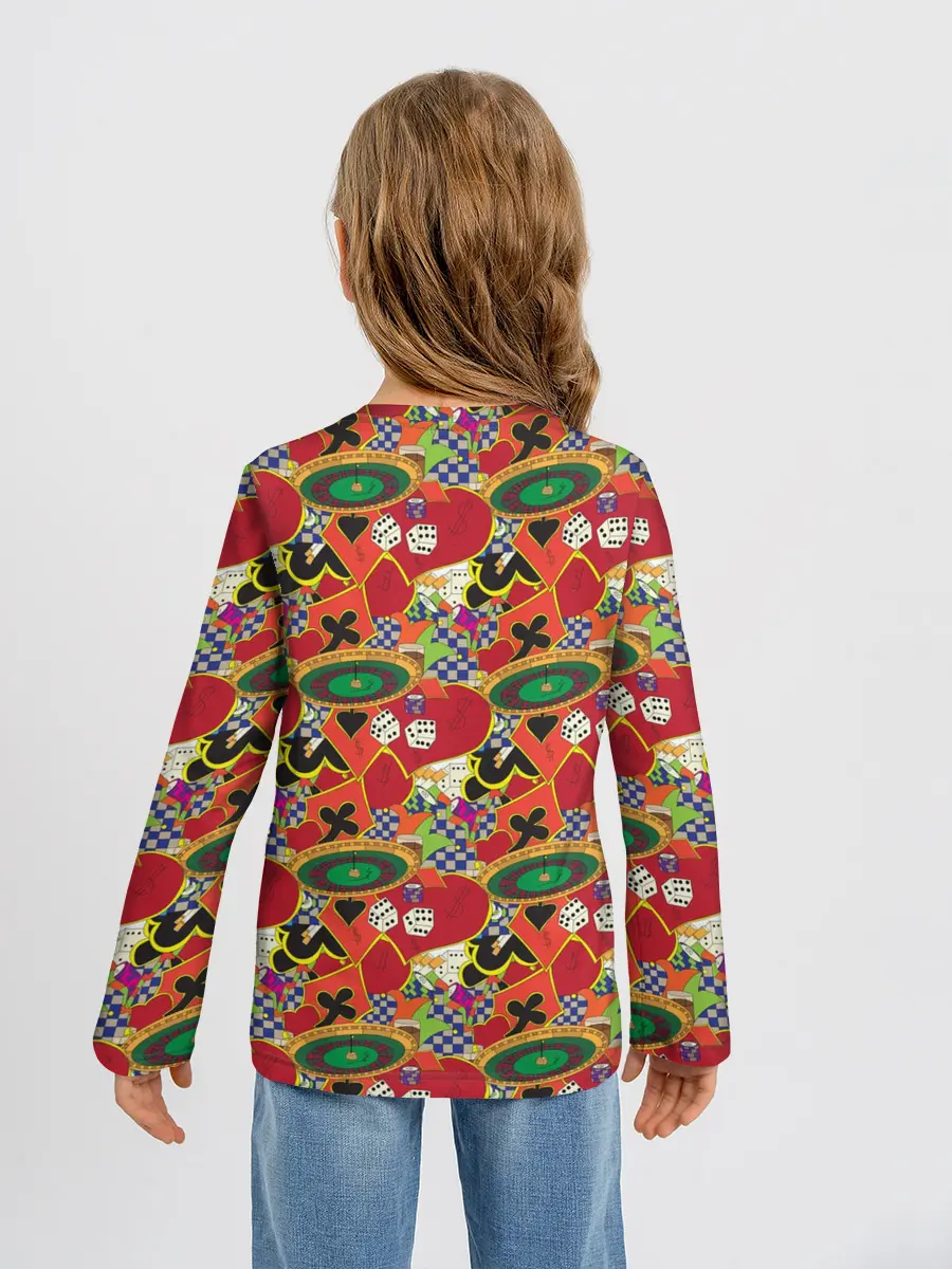 Детский лонгслив / Казино