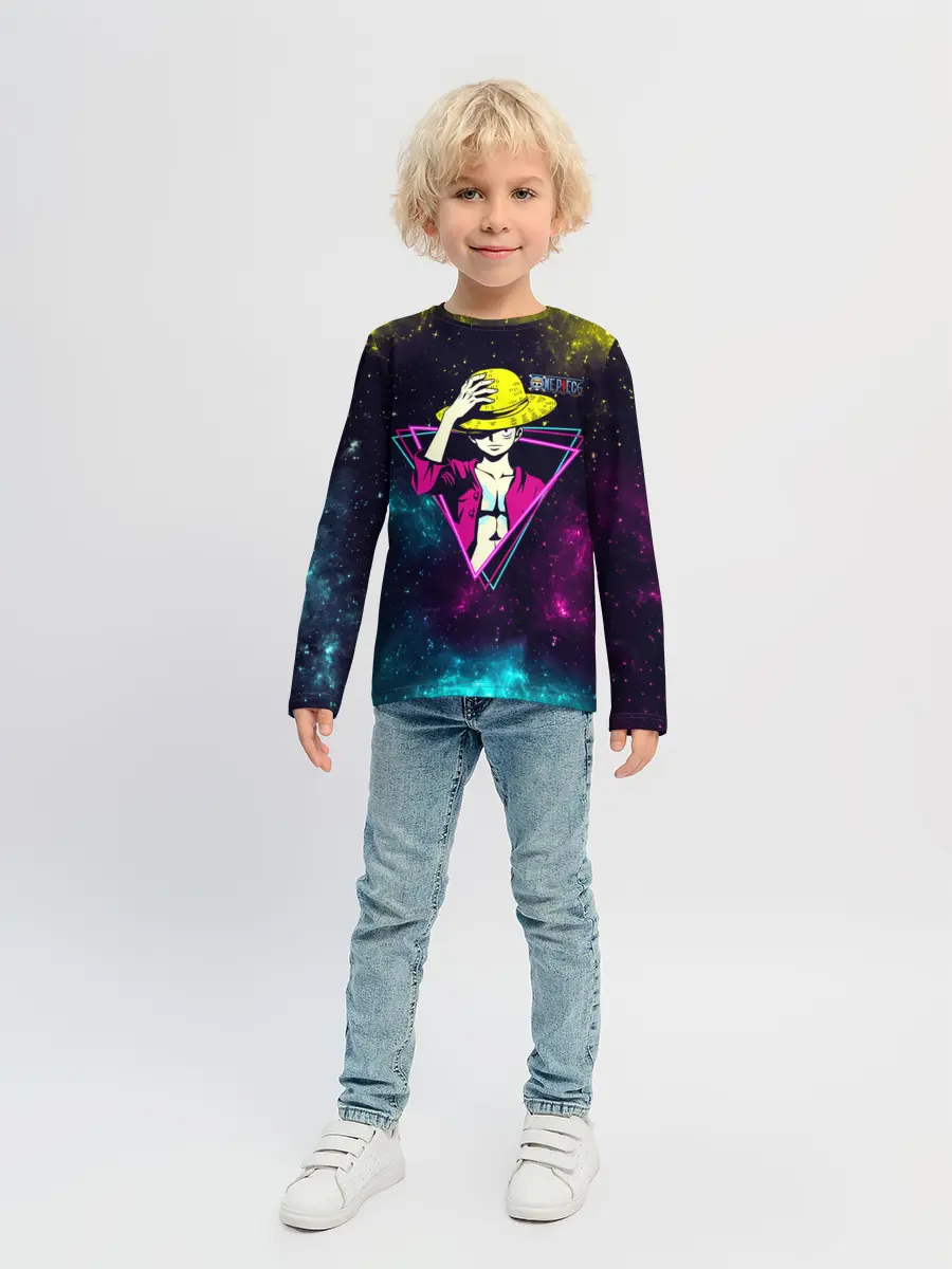 Детский лонгслив / Космический Луффи One Piece