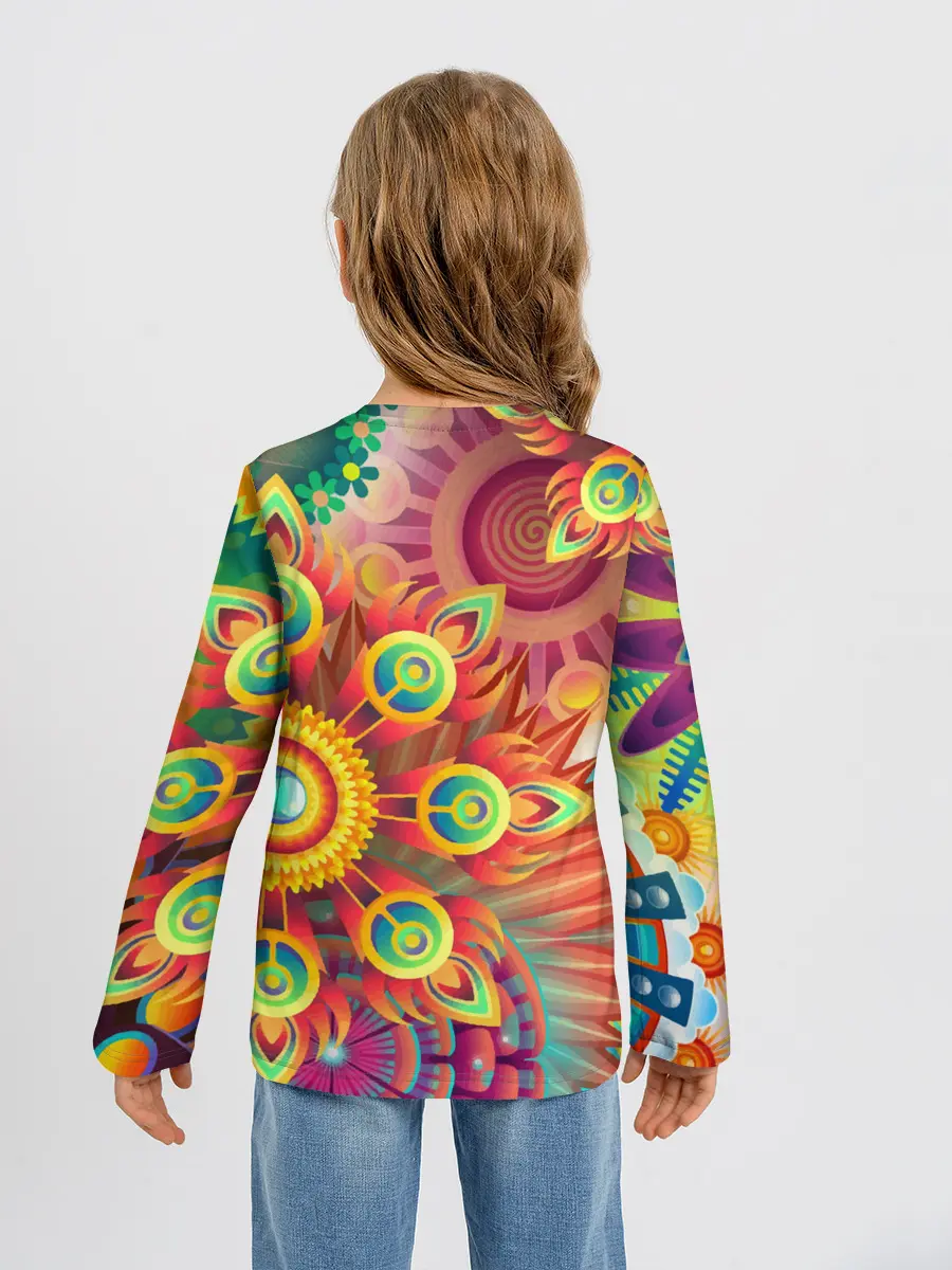 Детский лонгслив / Тропики