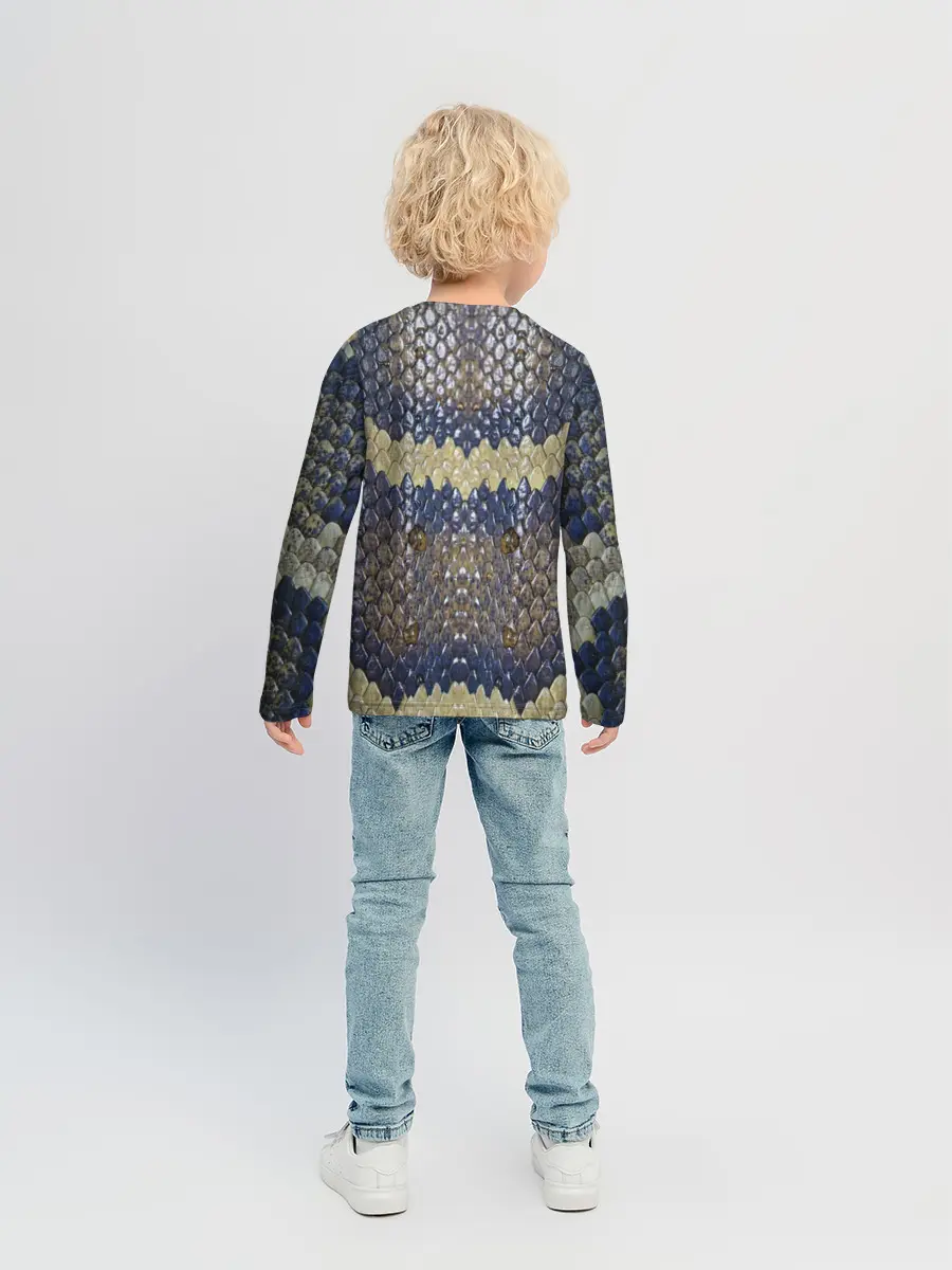 Детский лонгслив / Рептилоид. Змея