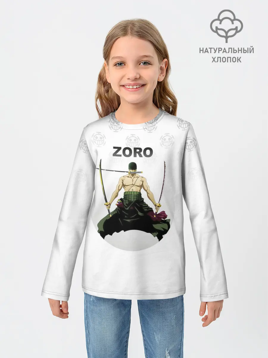 Детский лонгслив / Зоро | One Piece. Большой куш