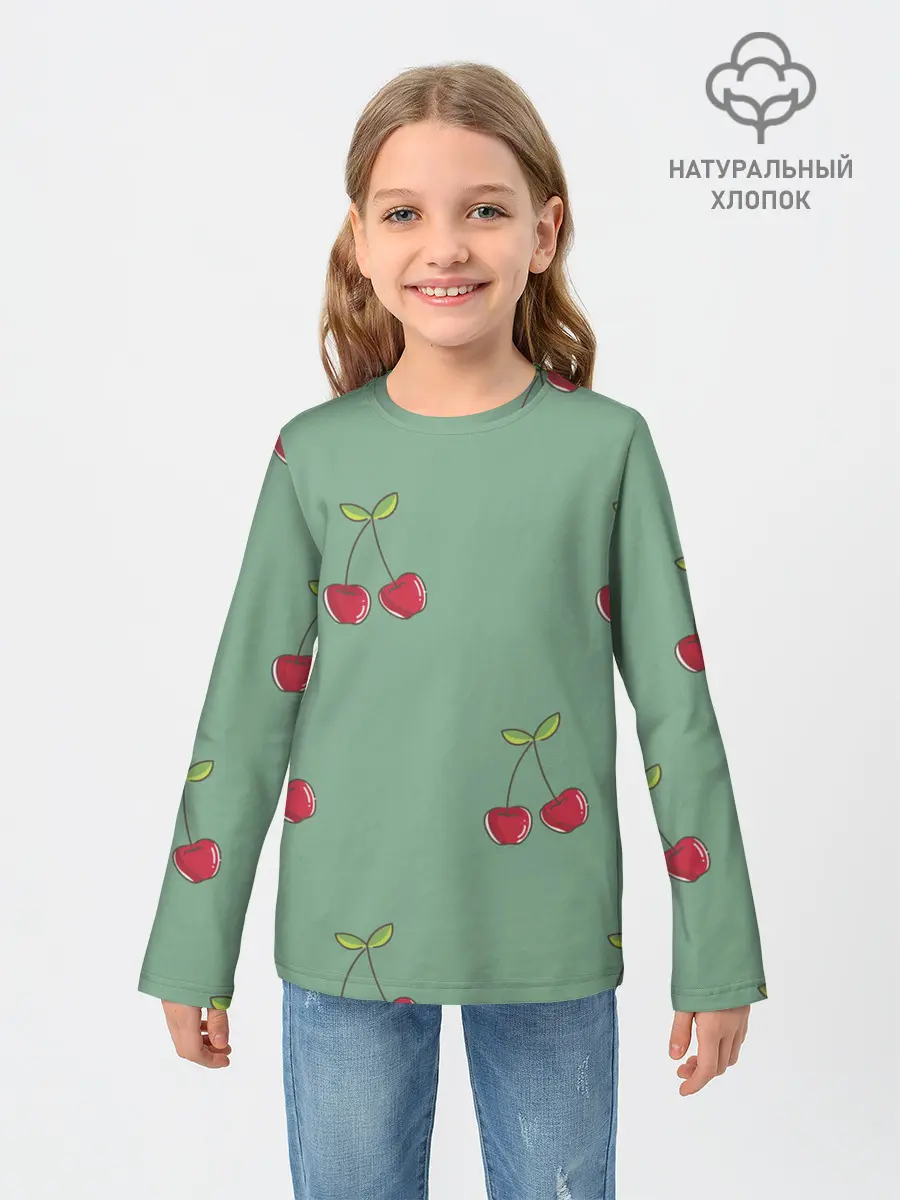 Детский лонгслив / КраСная Вишня