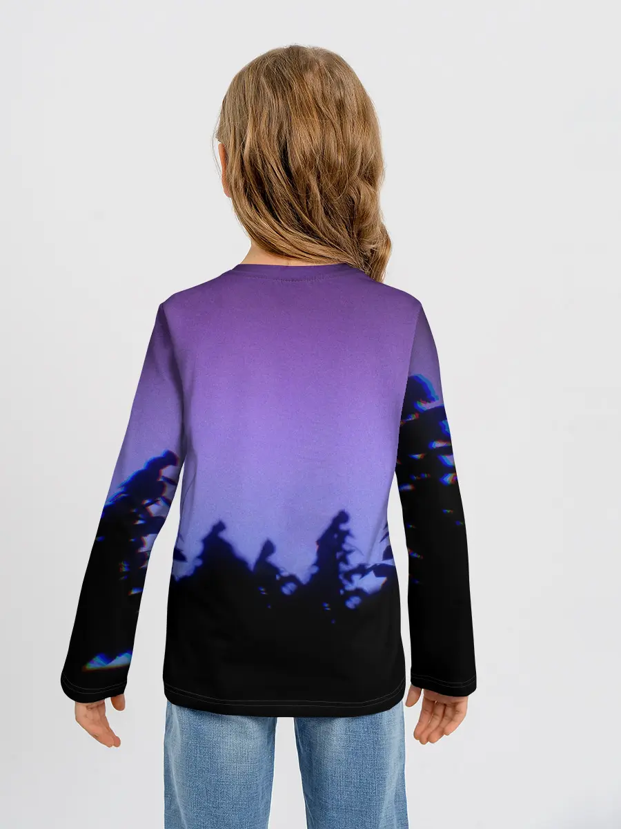 Детский лонгслив / СИРЕНОГОЛОВЫЙ ГЛИТЧ