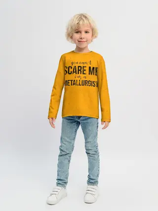 Детский лонгслив / You cant scare me