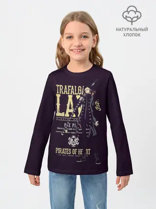 Детский лонгслив / Трафальгар Ло | Пираты Сердца