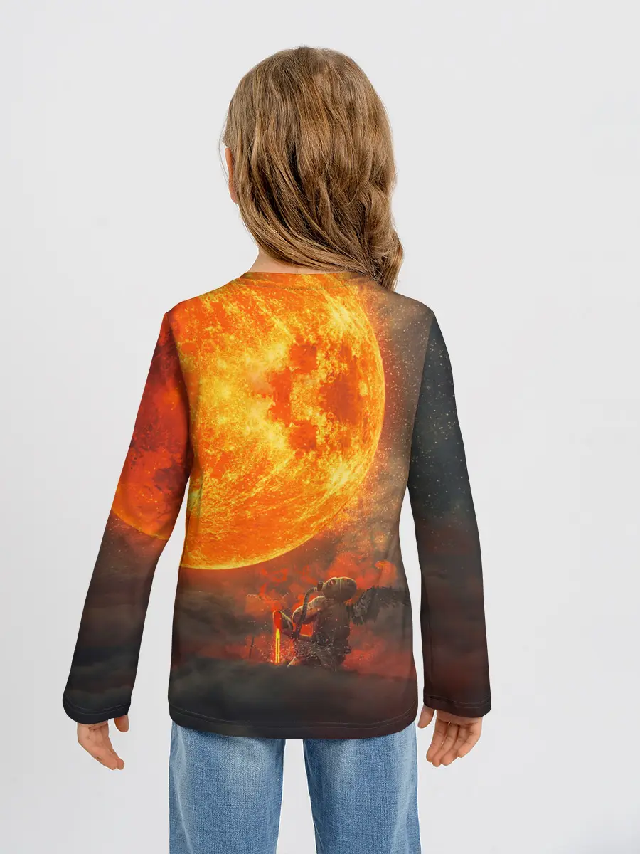Детский лонгслив / РАДИАЦИОННОЕ СОЛНЦЕ