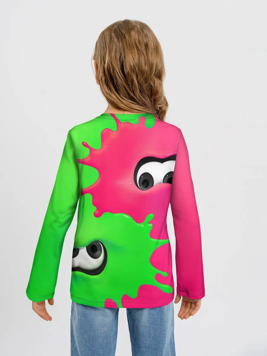 Детский лонгслив / Splatoon