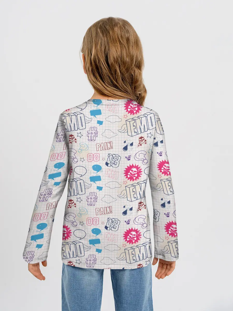 Детский лонгслив / Граффити