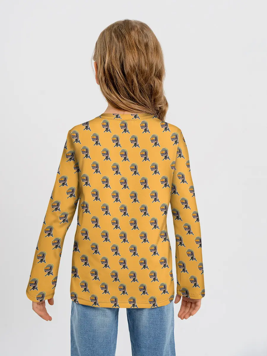 Детский лонгслив / PUBG PATTERN | ПУБГ ПАТТЕРН