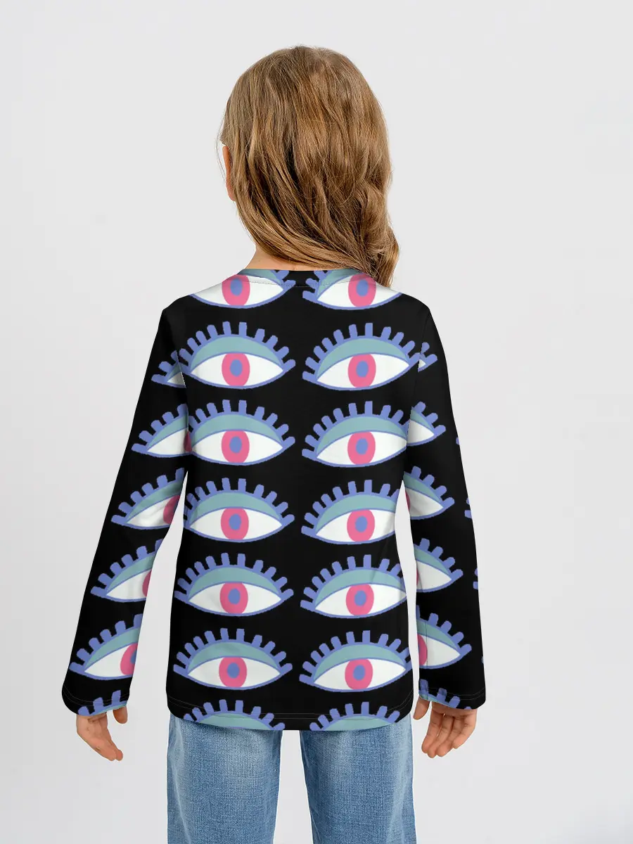Детский лонгслив / Глаза