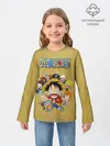 Детский лонгслив / Персонажи One Piece. Большой куш
