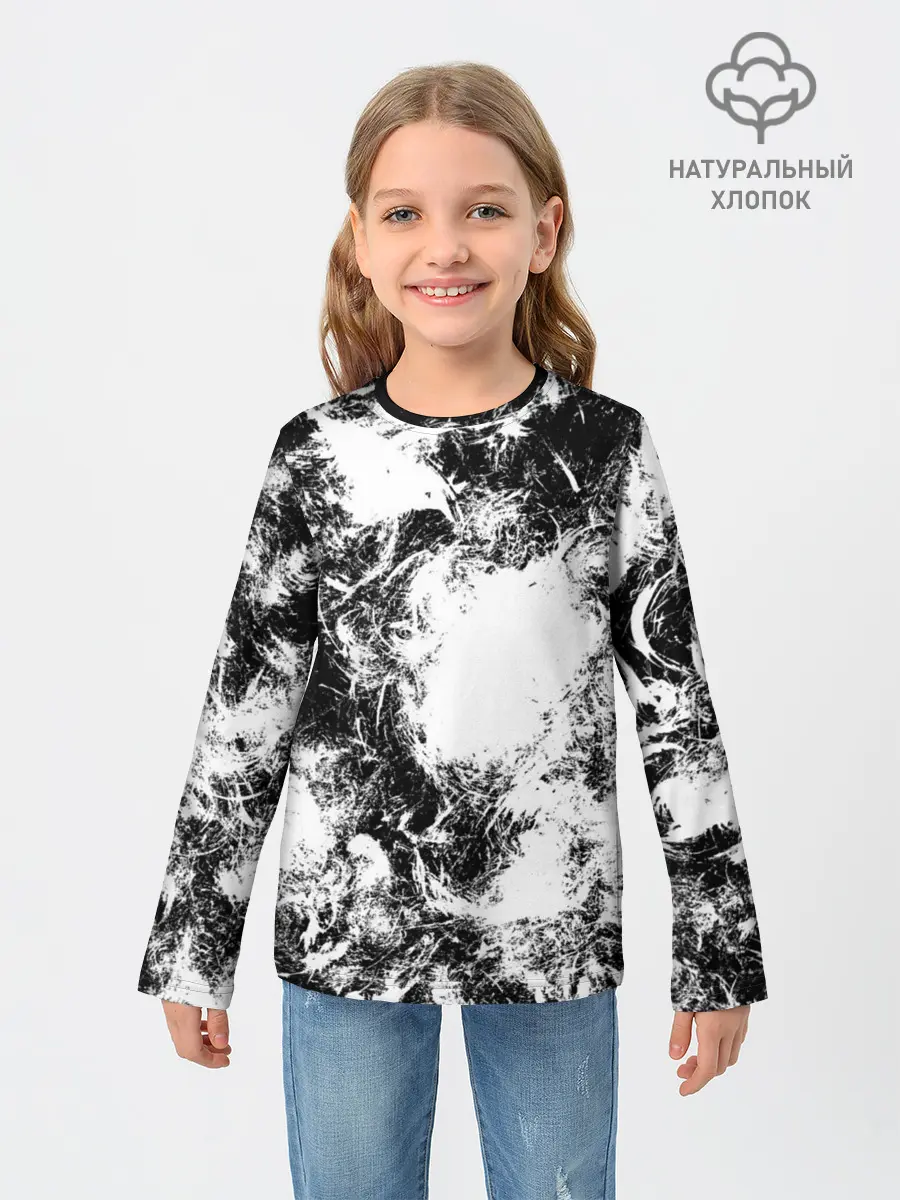 Детский лонгслив / Абстракция