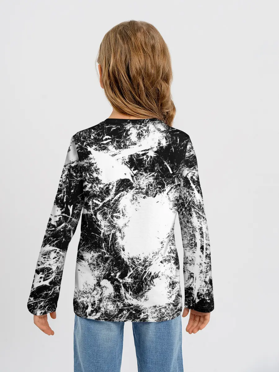 Детский лонгслив / Абстракция