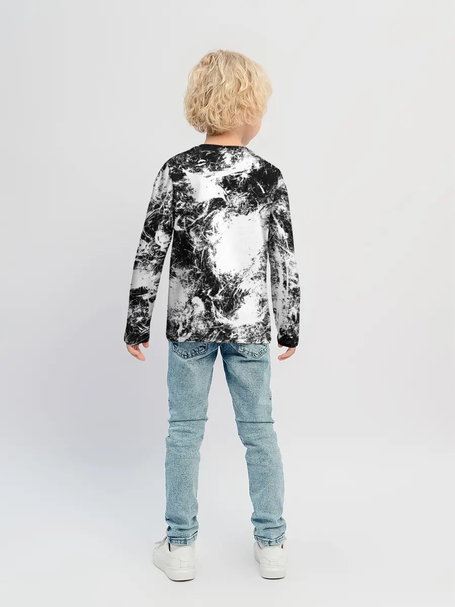 Детский лонгслив / Абстракция