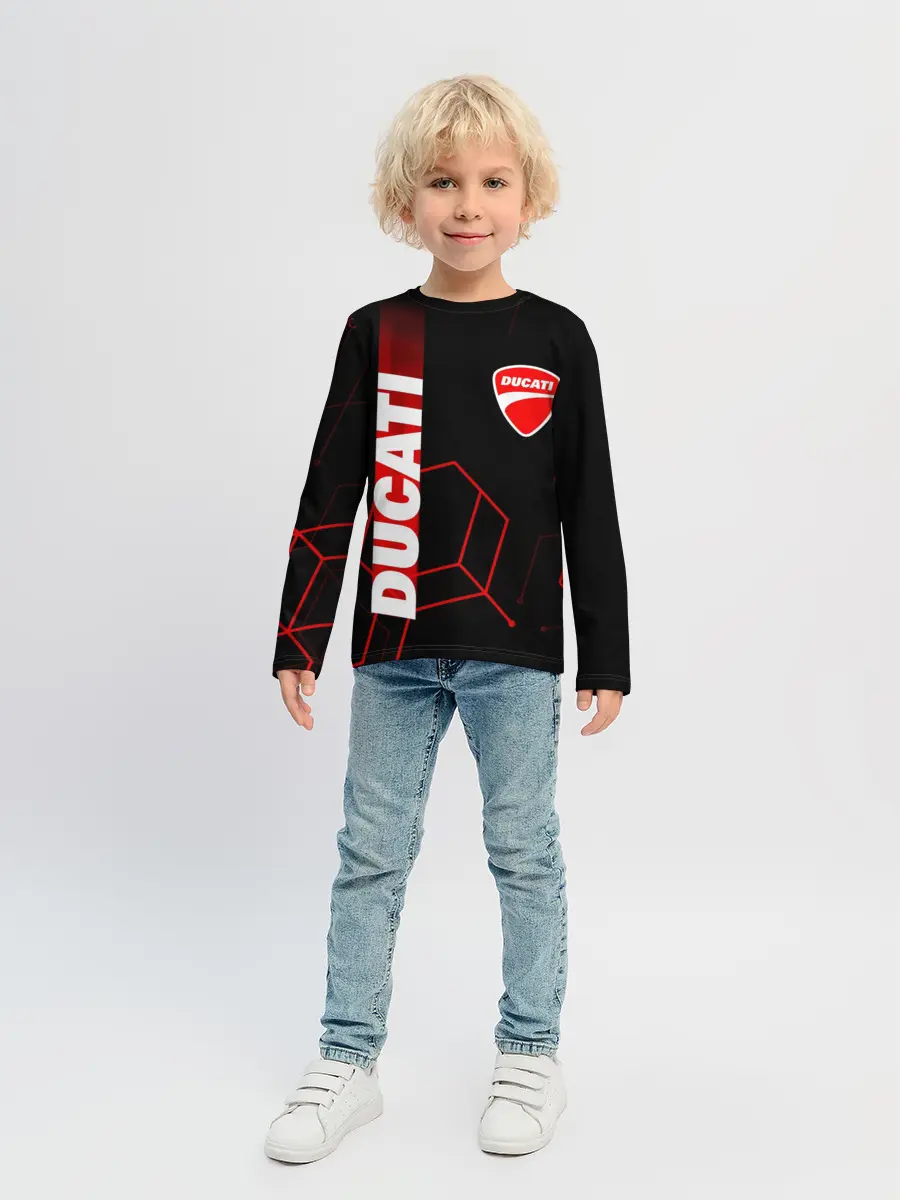 Детский лонгслив / DUCATI / ДУКАТИ / MOTOSPORT