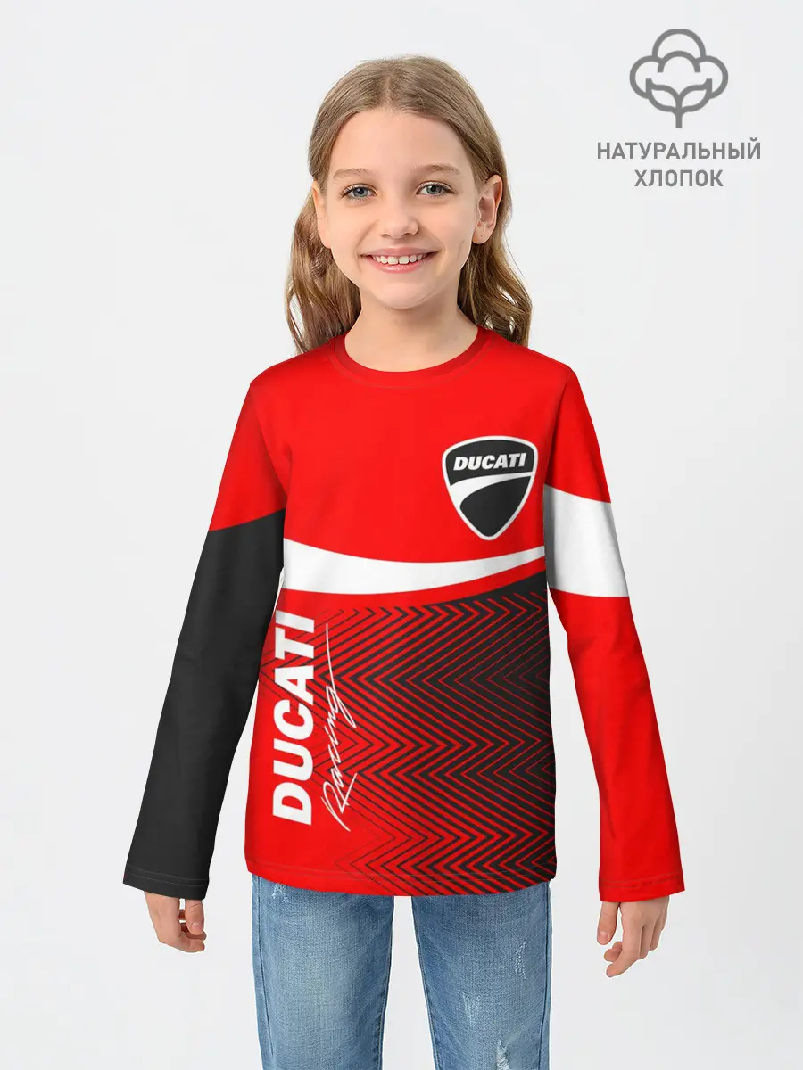 Детский лонгслив / DUCATI / ДУКАТИ / MOTOSPORT