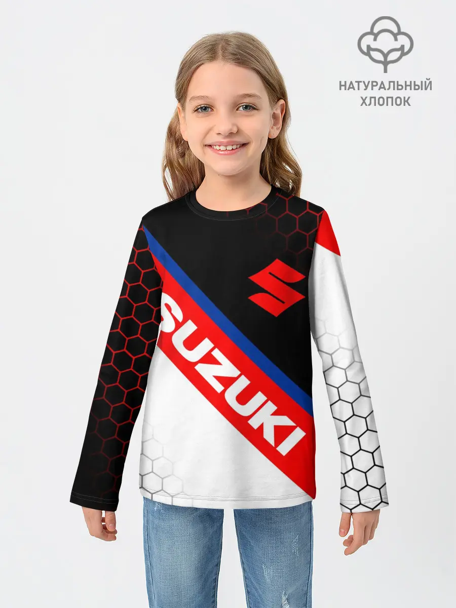 Детский лонгслив / SUZUKI / СУЗУКИ / МОТОСПОРТ