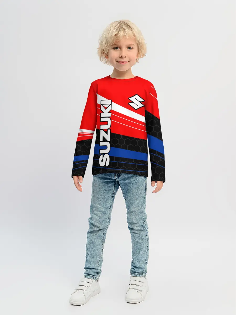 Детский лонгслив / SUZUKI / СУЗУКИ / МОТОСПОРТ