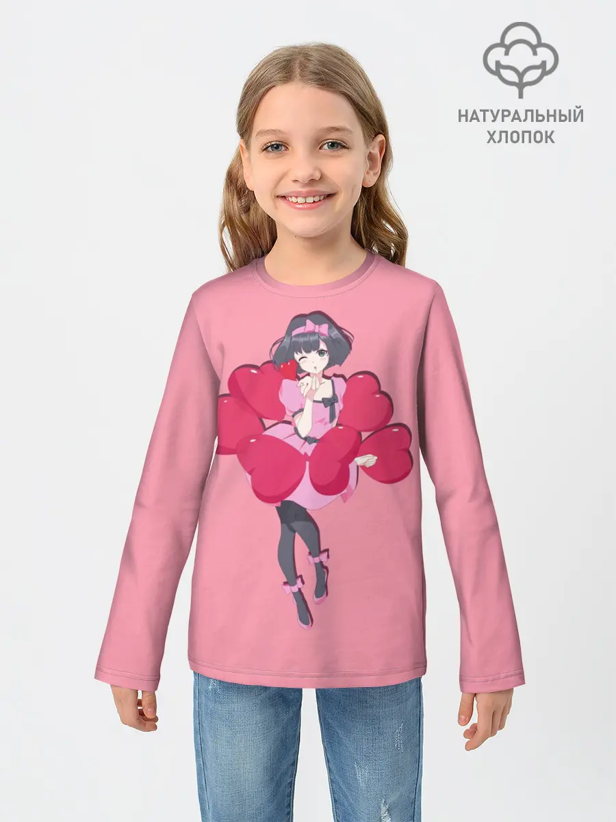Детский лонгслив / Аниме. Девушка. Любовь