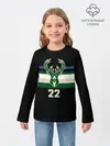 Детский лонгслив / Milwaukee Bucks форма. Крис Миддлтон