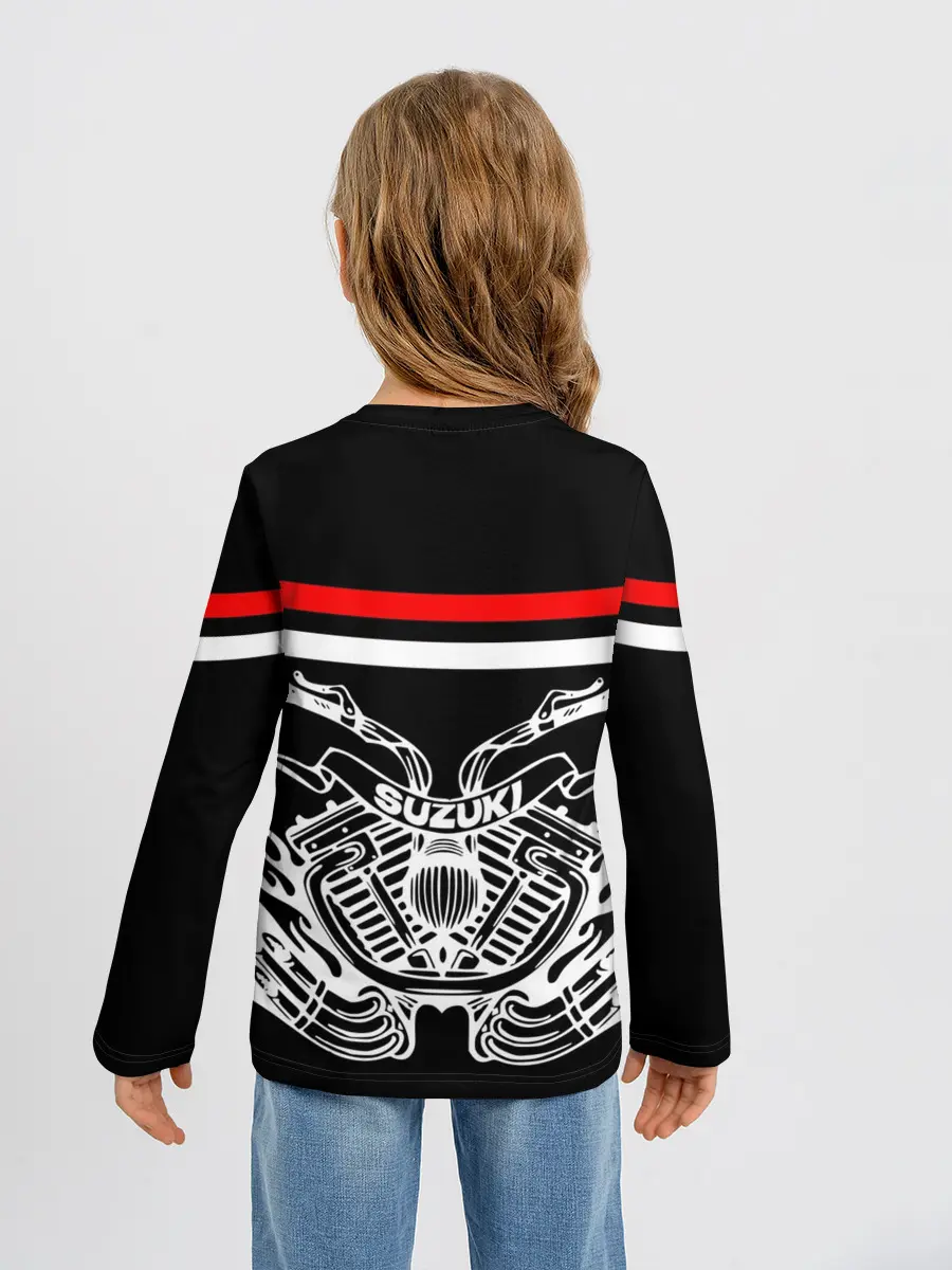 Детский лонгслив / SUZUKI / СУЗУКИ / BIKER