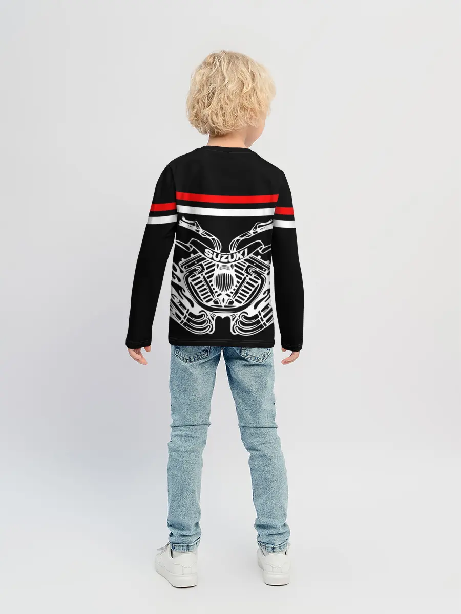 Детский лонгслив / SUZUKI / СУЗУКИ / BIKER