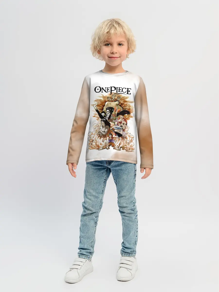 Детский лонгслив / One Piece. Пираты Соломенной Шляпы