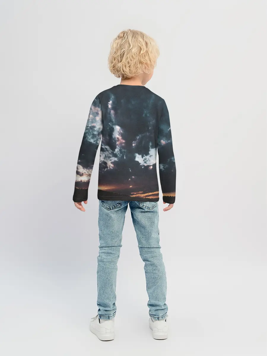 Детский лонгслив / Закат