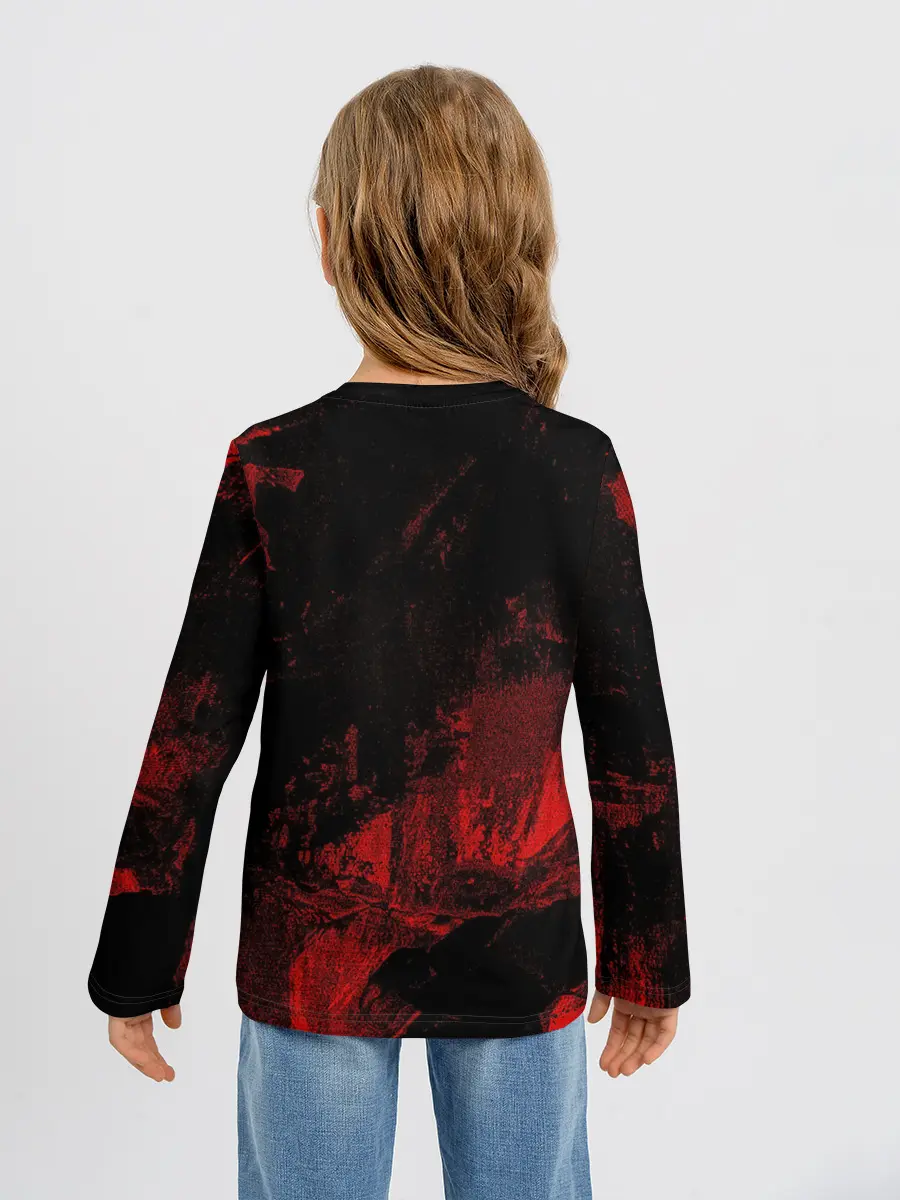 Детский лонгслив / Манки Д. Луффи пират Соломенной Шляпы