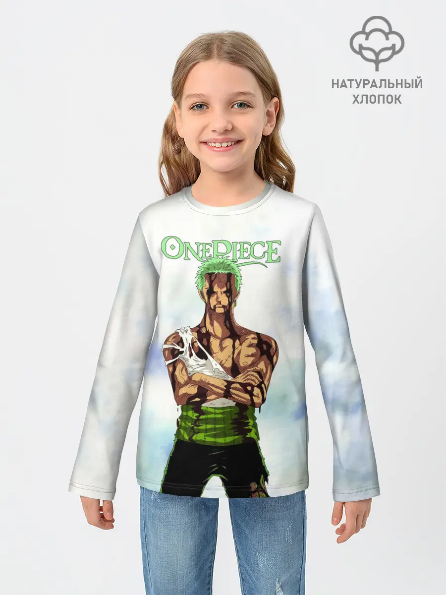Детский лонгслив / Зоро после боя One Piece