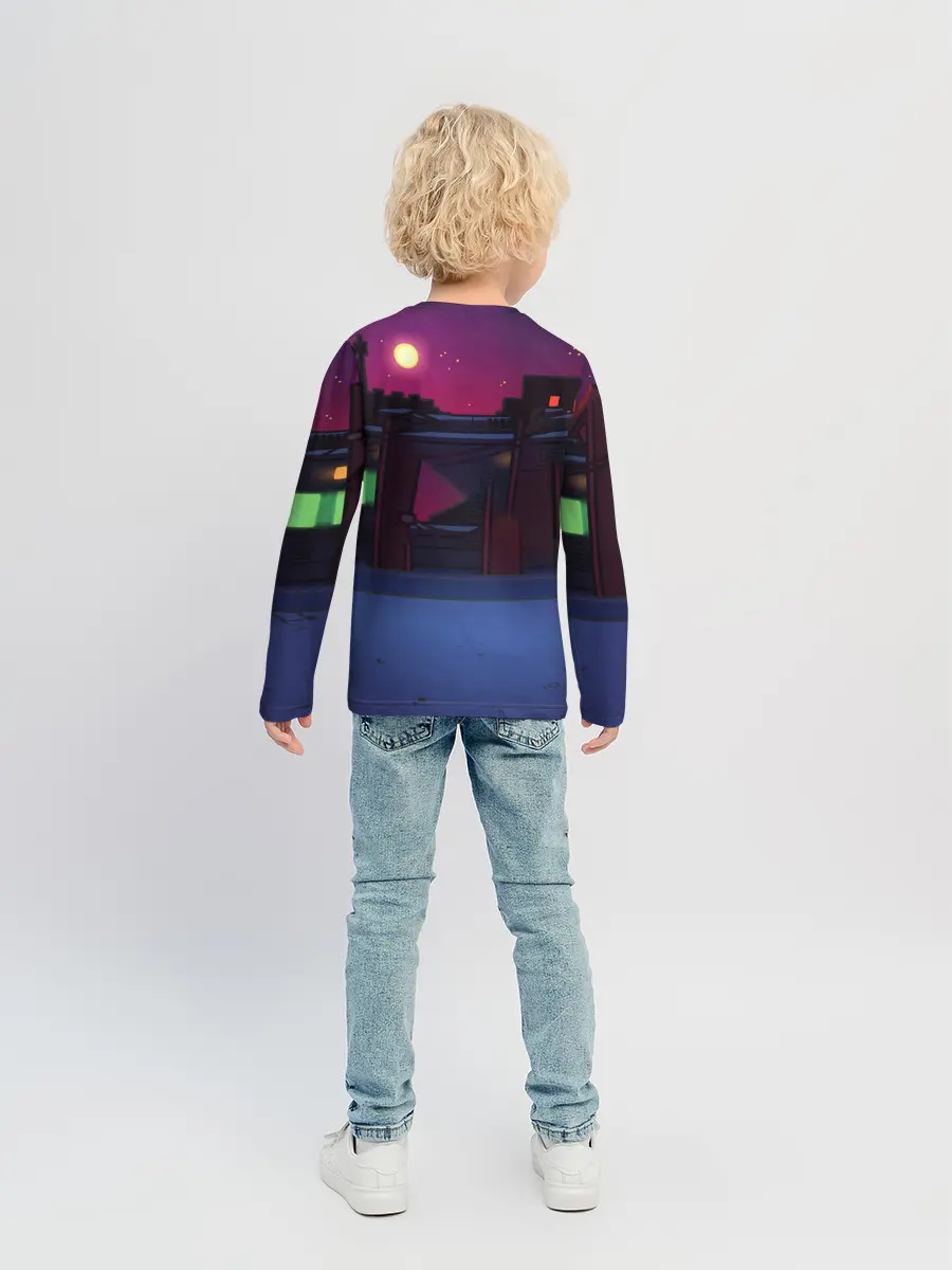 Детский лонгслив / FNF Скид и Памп