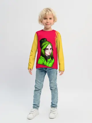 Детский лонгслив / BILLIE EILISH | БИЛЛИ АЙЛИШ