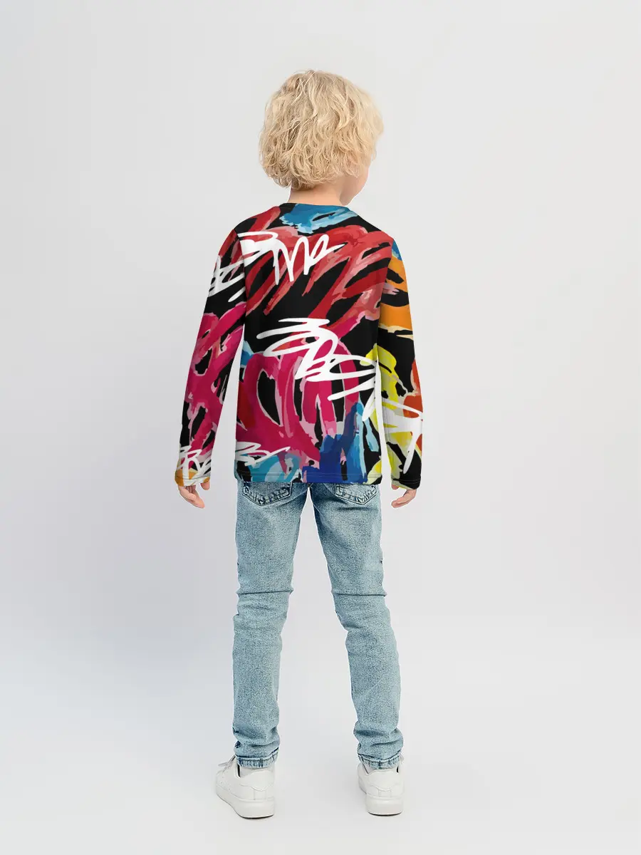 Детский лонгслив / Old school