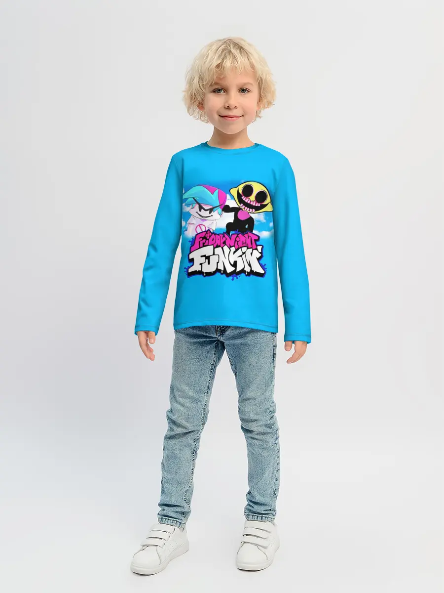 Детский лонгслив / Boyfriend and Monster