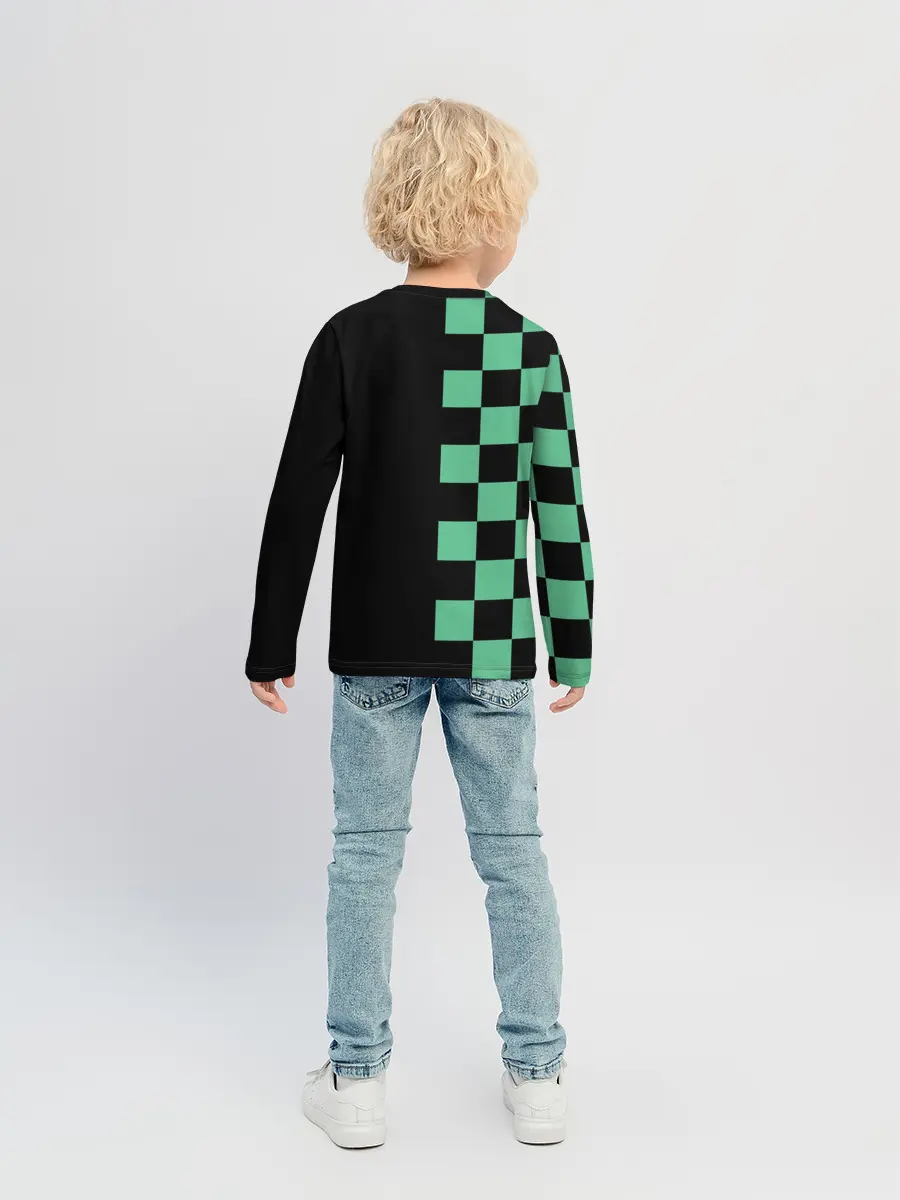 Детский лонгслив / КОСТЮМ TANJIRO KAMADO | ТАНДЖИРО