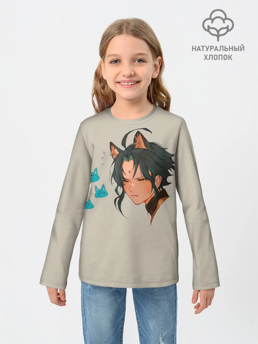 Детский лонгслив / Сяо из Genshin Impact