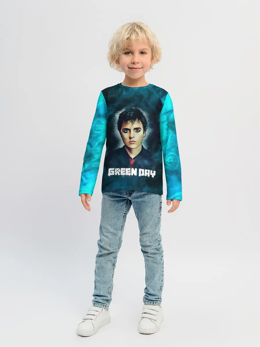 Детский лонгслив / Billie | GreenDay | ГринДай