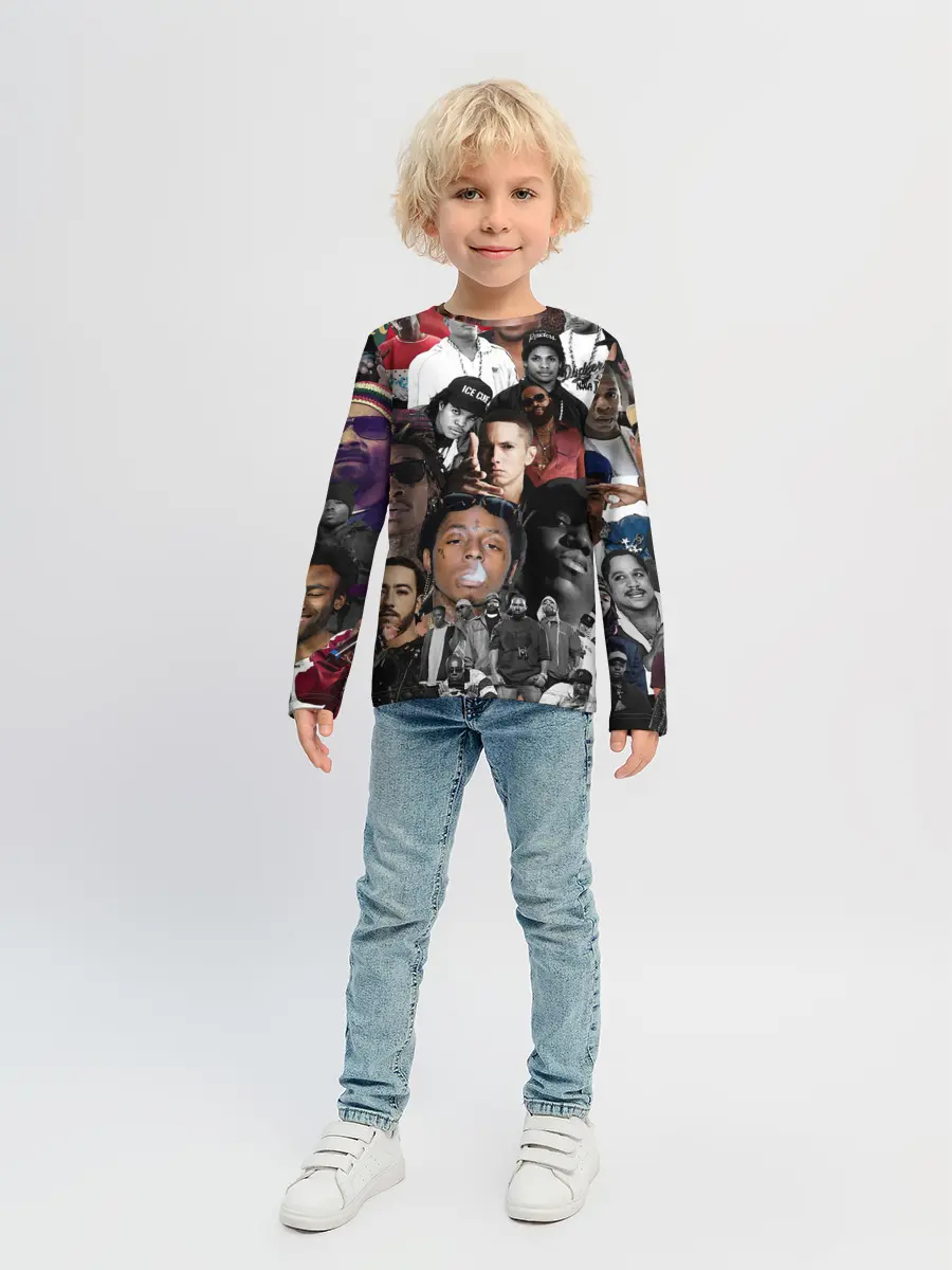 Детский лонгслив / Короли Рэпа | KING RAP