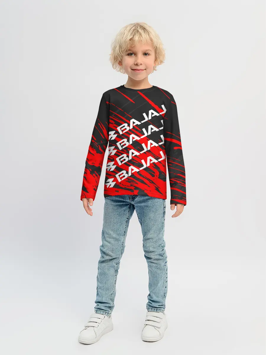 Детский лонгслив / BAJAJ / БАДЖАДЖ / MOTOSPORT