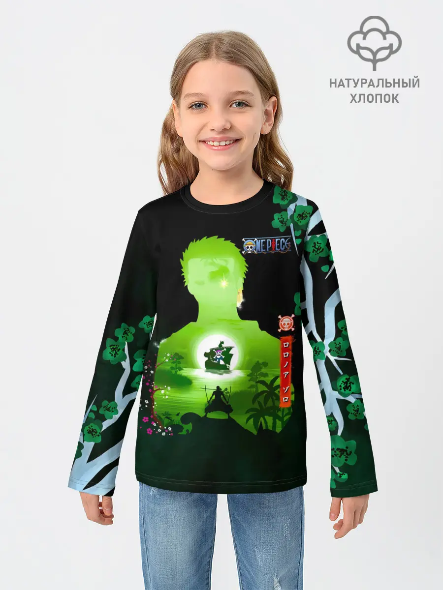 Детский лонгслив / Зоро One Piece. Большой куш