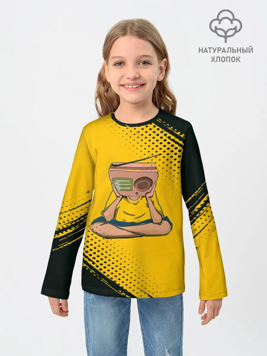 Детский лонгслив / Radiohead | Радиохед | Лого