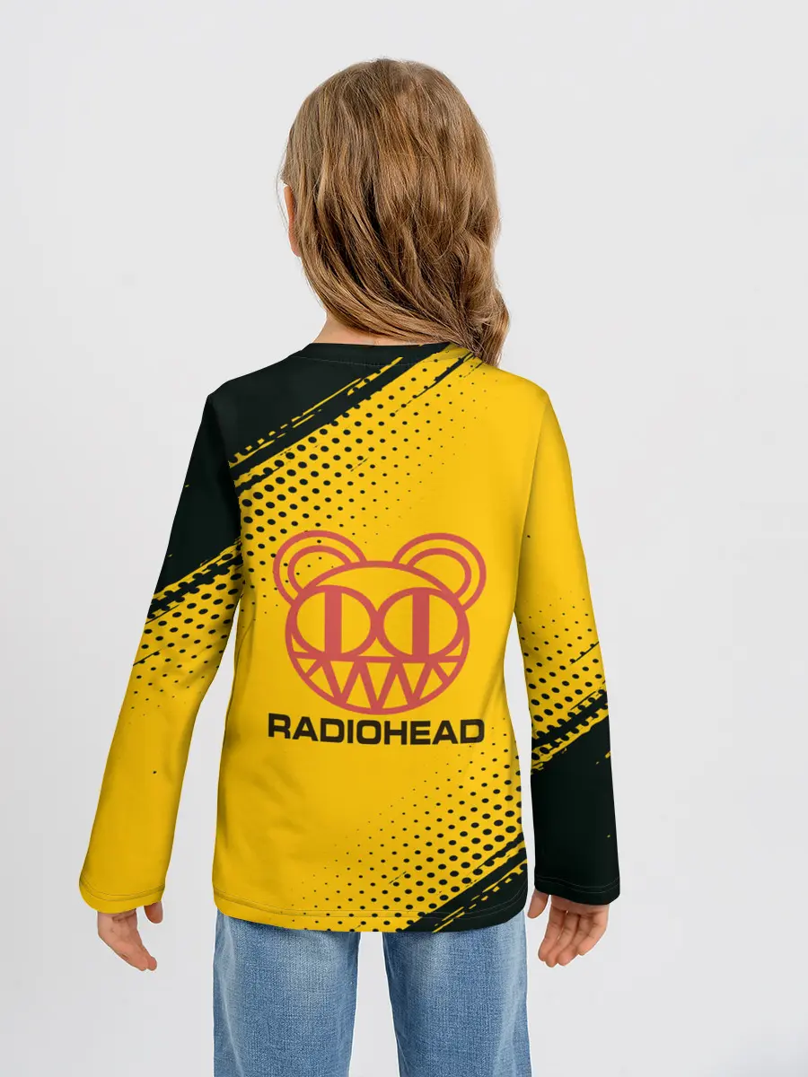 Детский лонгслив / Radiohead | Радиохед | Лого