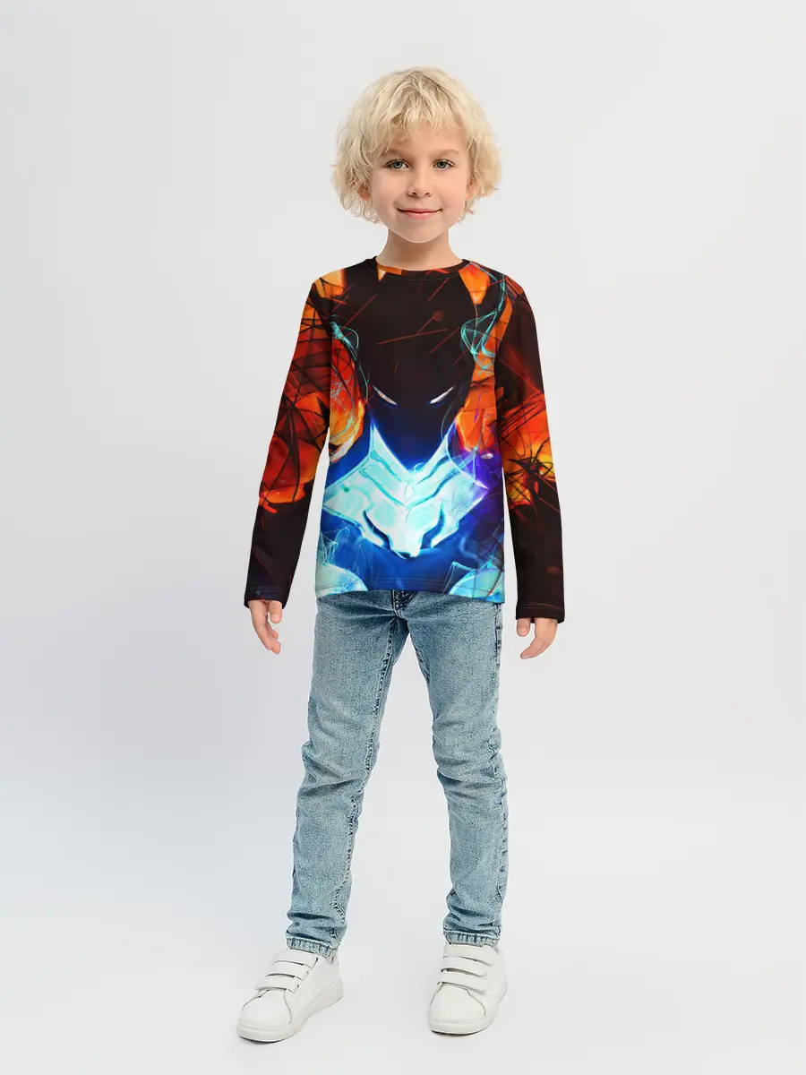 Детский лонгслив / Поднятие уровня в одиночку