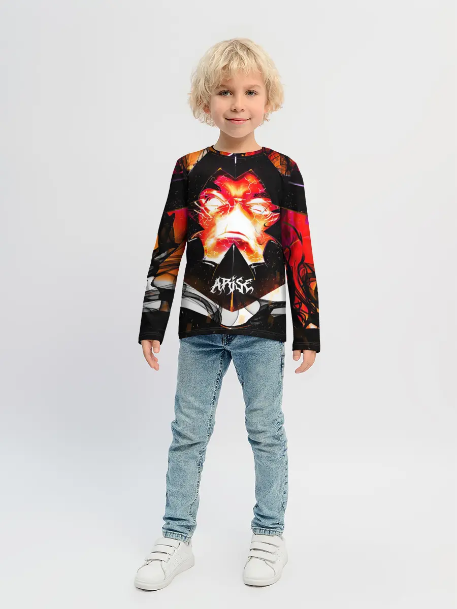 Детский лонгслив / Поднятие уровня в одиночку