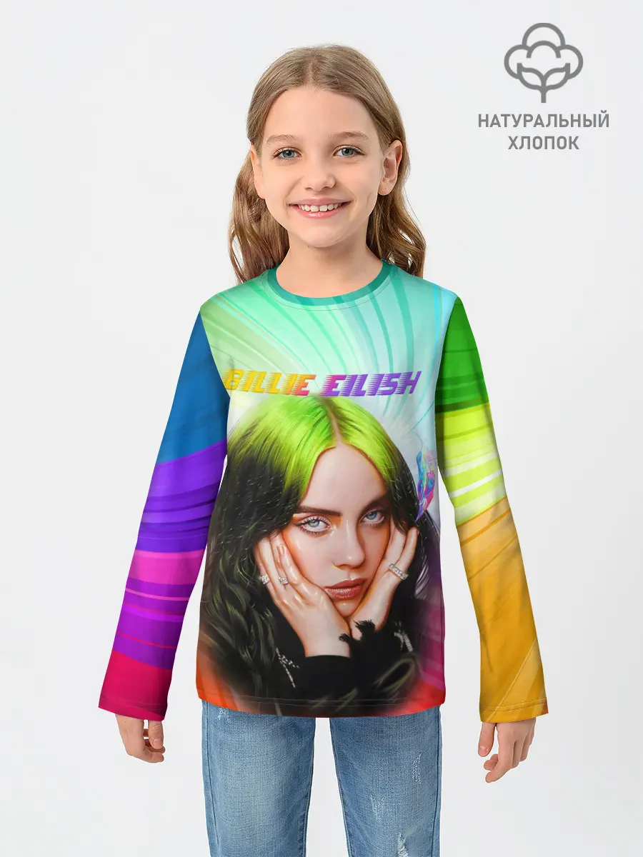 Детский лонгслив / BILLIE EILISH / БИЛЛИ АЙЛИШ