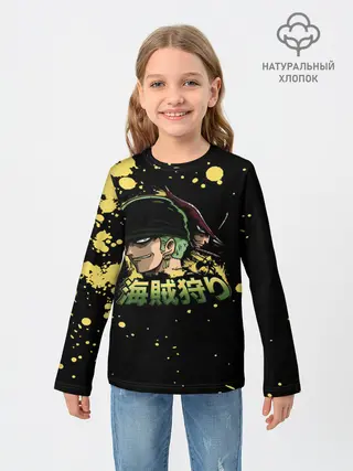 Детский лонгслив / Зоро One Piece. Большой куш
