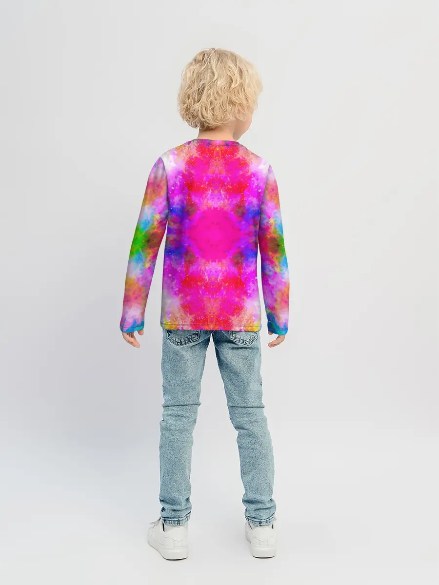 Детский лонгслив / КРАСОЧНАЯ ГАЛАКТИКА