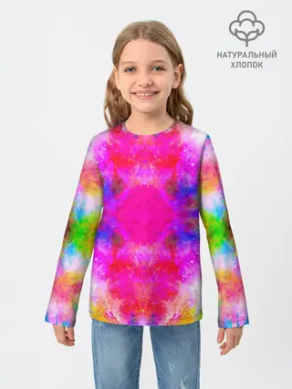 Детский лонгслив / КРАСОЧНАЯ ГАЛАКТИКА