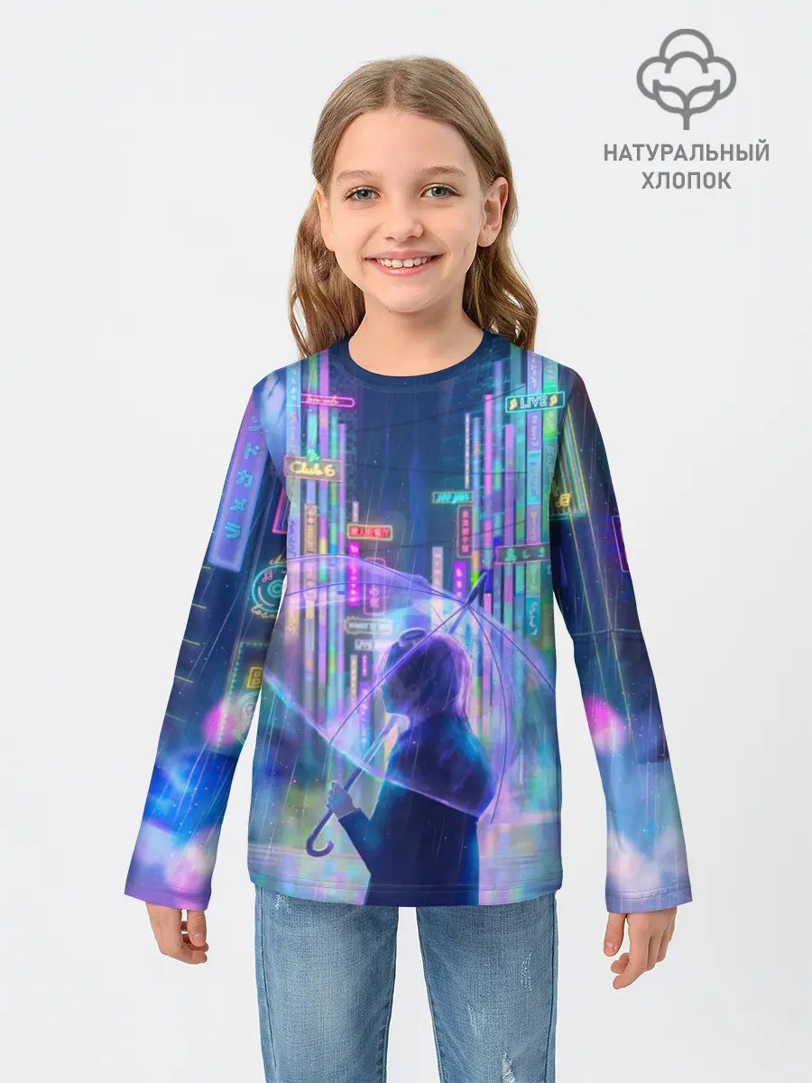 Детский лонгслив / ANIME NEON